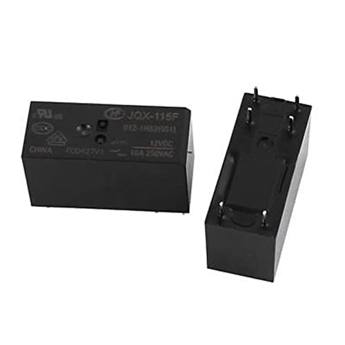Relais de puissance SPST JQX-115F anti-surchauffe 12V 16A pour PCB fixe