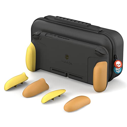 Skull & Co. GripCaseセット：人間工学 交換可能グリップ 各サイズの手に適合し グリップカバー - Pokémon イエロー