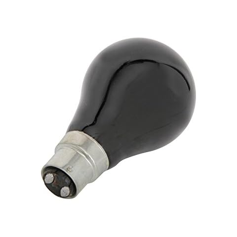 Black Light Bulb 75W B22 Bayonet Cover