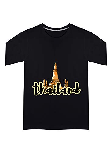 Image of CreativiT Graphic Printed T-Shirt for Unisex Thailand Tshirt | Casual Half Sleeve Round Neck T-Shirt | 100% Cotton | D00867-37