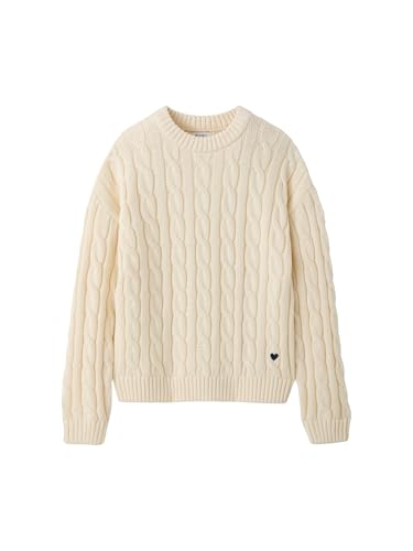 Pull torsadé fille vêtement chaud hiver en maille tricotée