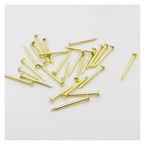 200 piezas Clavos Mini Cabeza Redonda Diámetro 1.2mm 1.5mm 1.8mm para bisagra de caja de joyería, muebles, tambor (1.5x20mm) miniatura 4