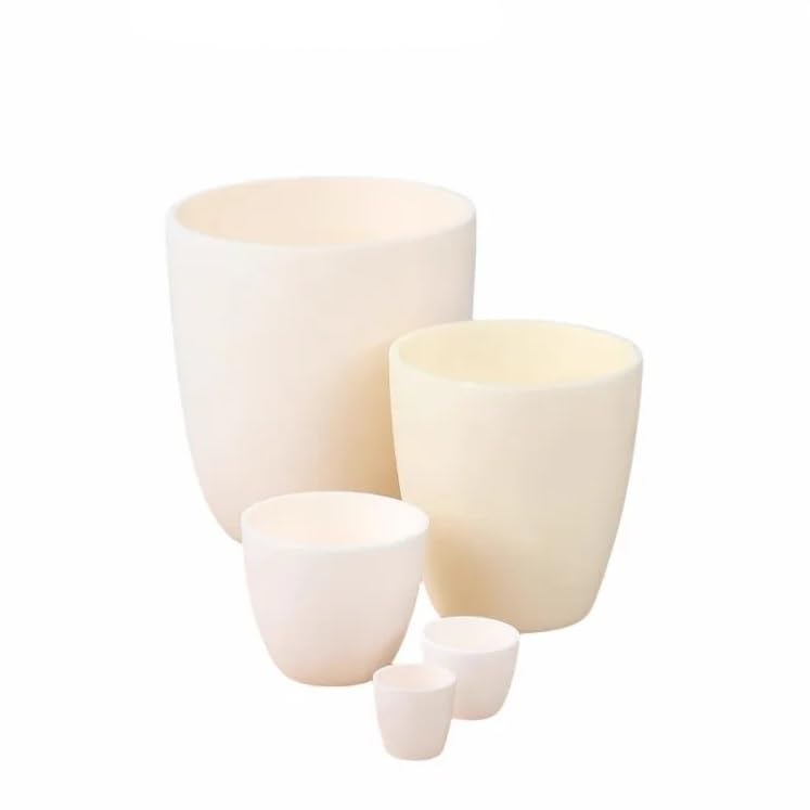 99% Alumina Corundum Crucible 10ml to 500ml - Ceramic Crucible for Laboratory Use(100ml)