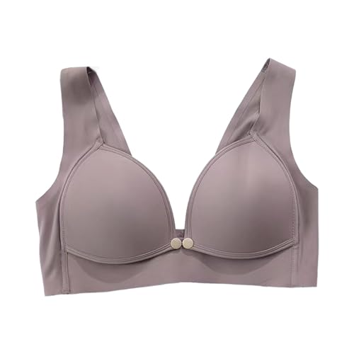 Akklian Front Closure Nursing Bras for Breastfeeding Soft Wireless Bras Full Coverage Bralette Liftup Breathable Sleep Bra