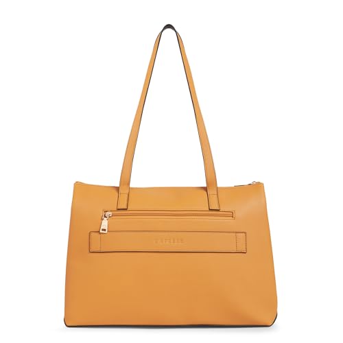 Image of Caprese Regina 16 Inch Laptop Compatible Large Tote Bag for Women | Stylish, Durable, Multi-Compartment Design for Work, Travel, Shopping | Comfortable Straps Shoulder and Handheld Bag