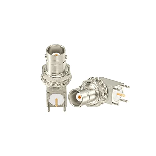 Conector BNC hembra de ángulo recto Superbat 5 piezas miniatura 4