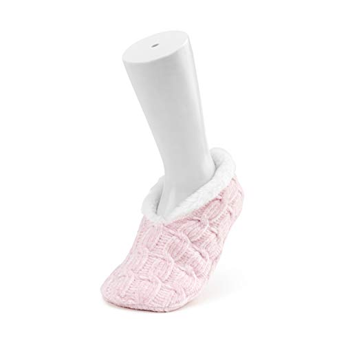 Chenille Sherpa Lined Blush Pink Women's