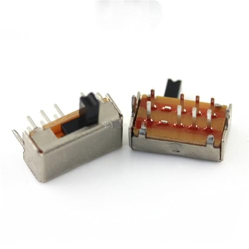Interrupteur glissière SK23D07 miniature 3 positions bouton latéral PCB 2P3T