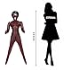 Sadodo Black Aufblasbare Liebespuppe Frau Sexy 155 cm mit 3 Lustöffnungen,Erotik Puppe Liebespuppe Women Gadget Erotik Scherzartikel Stimulierende Party Requisiten Dekoration für Männer,Dunke