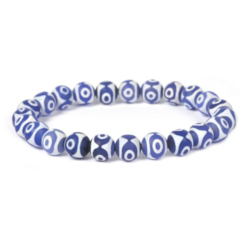 Image of Justinstones Gem Semi Precious Gemstone 8mm Round Beads Stretch Bracelet 7 Inch Unisex