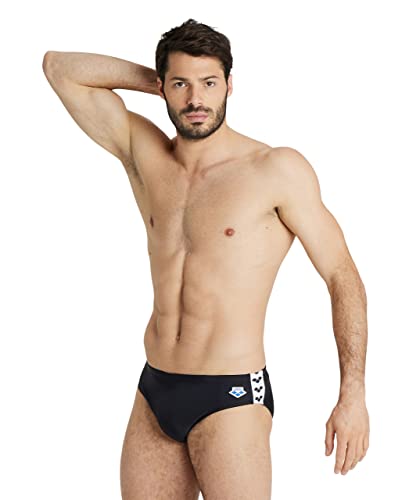 Image of Arena Mens Arena Feel Men's Icons Solid Swim Briefs