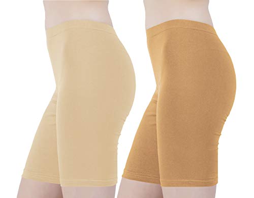 Image of Buy That Trendz Cotton Lycra Tight Fit Stretchable Cycling Shorts Womens | Shorties for Active wear /Exercise /Workout /Yoga /Gym /Cycle /Running Red Grey Combo Pack of 2