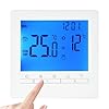 Termostato digitale programmabile per la casa Display LCD Regolatore della temperatura ambiente Controllo riscaldamento a pavimento Kit termostato digitale (blu)