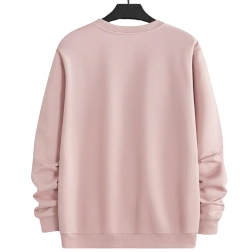Image of PROSHARX Men's Essential Patch Sweatshirt | Warm, Fleece & Comfortable Round Neck Sweatshirt