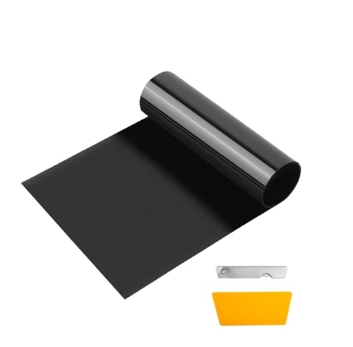 Image of 59.06x5.91 Car Windshield Tint Strip Kit,5% VLT Car Window Tint Film for Glare Reduction with Scraper & Knife,Cuttable Window Tints Cars Accessories for Windshield Tints (1PC)