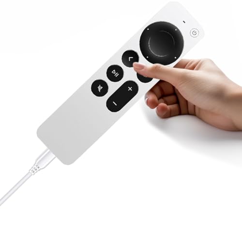 Image of USB C Charger TV Remote Cable Fit for Apple TV 4K Siri Remote (3rd Gen), Apple TV4th Gen, iPhone 17 /16 /15 Air /Pro /Pro Max /Plus Charger Cable Cord Replacement (6FT)