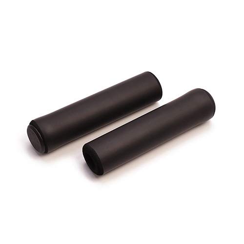 1 par de bicis de Espuma Suave for Manillar de Esponja Cubierta for Bicicleta de montaña al Aire Libre BMX MTB Bicicleta Agarre de Silicona Barra Antideslizante (Color : Negro)