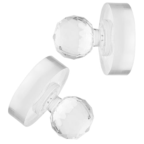 SOIMISS 2 pezzi Pestello Manuale per Macinazione Pigmenti Strumenti per Artisti per Pittura Acrilica Acquerello e Olio Pestello Trasparente Piccolo per Miscelazione Colori Fai da Te e Uso