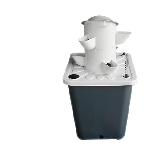 JIANGYUXINLI Torre de Cultivo Vertical,Kit de Torre hidropónica Torre de plantación de 10/15/20/25/30 Orificios Sistema de Cultivo, Kit de Iniciación de Jardín para Hierbas, Frutas y Verduras