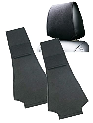 Amazon | S.fields.inc ヘッドレストカバー 車用 ポケット付き