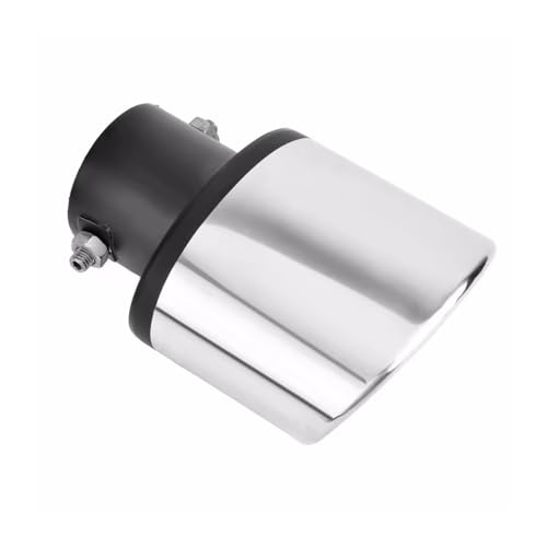 Embout d'échappement en acier inoxydable au fini chrome brillant pour voiture