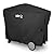 Weber Q 2000 and 3000 Series with Cart Grill Cover, Heavy Duty and Waterproof, Fits Grill Widths Up To 50 Inches