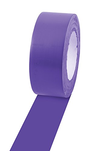 Image of Champion Sports Vinyl Tape, 2 inch Wide x 60 Yards Long, Purple - Durable Floor Marking Tape - Schools, Gyms, Restaurants