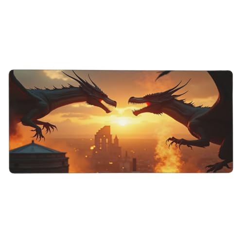 Tapis de souris de jeu dragon-J anti-glisse pour résoudre le manque de place sur le bureau