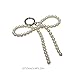 Fashion Pearl Bowknot Keychain Pendant Backpack Decoration Charm Jewelry