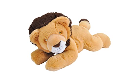 Ecokins Leone Peluche Per Bambini 30 cm Di Qualità Regalo Di Compleanno Giocattoli Ecologici Creato Riciclando 16 Bottiglie plastica