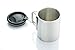 SE OD-SC300 Double Wall Stainless Steel Travel Mug with Splash Guard & Sliding Top Sip Lid, 10 fl. oz.