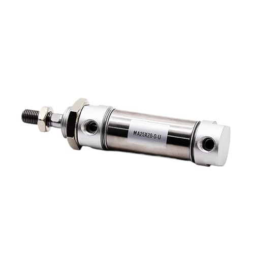 Vérin pneumatique double effet MA20 course 120mm en acier inoxydable - 5