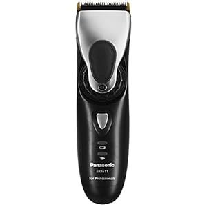 Panasonic ER-1611K Professional Hair Clipper voor batterij en netwerken, zilver / zwart [Outlet Model]