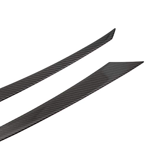 Zwbfu Substituição de adesivos de sobrancelha em fibra de carbono para carro, sobrancelha, pálpebra,