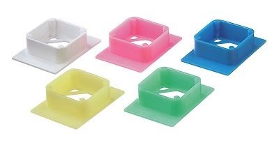 Histology Embedding Rings, Green; 500/Pk