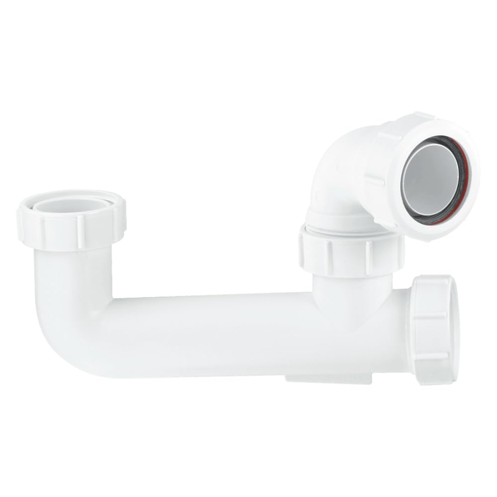 McAlpine White Bath Trap SM10E - 60mm Seal - 1.5" Multifit Outlet