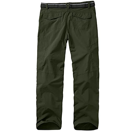 Asfixiado Kids Cargo Hiking Pants Boys Girls Youth Casual Quick Dry Waterproof Outdoor Scout Uniform Pants #9030 Army Green-Xs #TOP1
