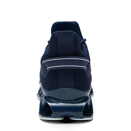Image of Mens Running Shoes Mesh Breathable Trail Runners Fashion Sport Blade Walking Tennis Sneakers