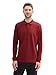Produktbild TOM TAILOR Herren Longsleeve Basic Piqué Poloshirt,13721 - Burgundy Dark red, XXL
