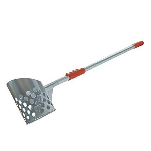 RTG Aluminum Two in One Metal Detector Sand Scoop for Beach Hunting 727