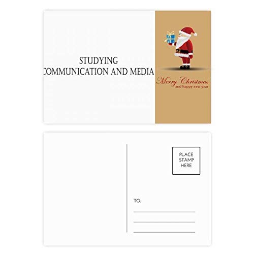 Cartes postales communication médias Père Noël à analyser en atelier et en classe