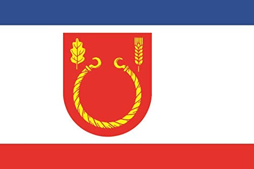 U24 Flagge Kreis Pinneberg - Bootsflagge 60x90cm, Premium Polyester