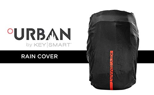 KEY SMART Urban Union Waterproof Cover for Commuter Backpack (Rain Cover, Black)3