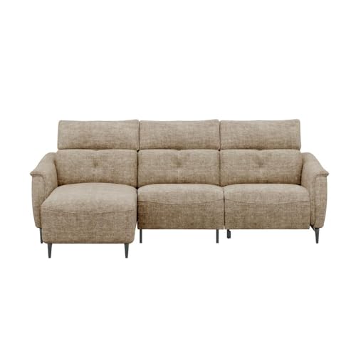 Image of Wakefit Curacao L Shape Sofa Set with Motion (2 Seater + Left Aligned Chaise)