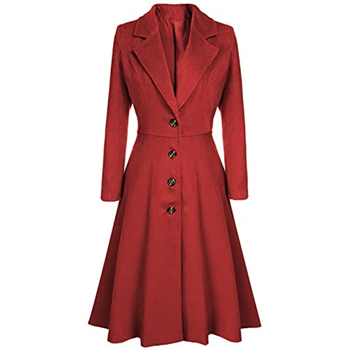 Winter Coat, Women's Coats for Plus Size Fleece Jackets Women Jacket Large Woolen Blend Coats Coat Lapel Wrap Swing Flared Long Overcoat Jacket Elegantes Petite Not Wool Puffer (3XL, Wine) Winter Coat, Women's Coats for Plus Size Fleece Jackets Women Jacket Large Woolen Blend Coats Coat Lapel Wrap Swing Flared Long Overcoat Jacket Elegantes Petite Not Wool Puffer (3XL, Wine)