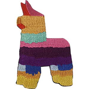 C&D Visionary DSX Rainbow Llama Pinata Patch, Multi Color