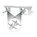 Baglaum 2 Pair Roller Skate Triangle Trucks,Roller Skate Plate Replacement Double Action Trucks Roller Skating Accessories, silver