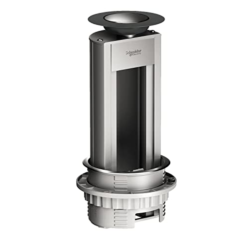 Mini-boîtier de prises escamotable Schneider OptiLine fini haut de gamme