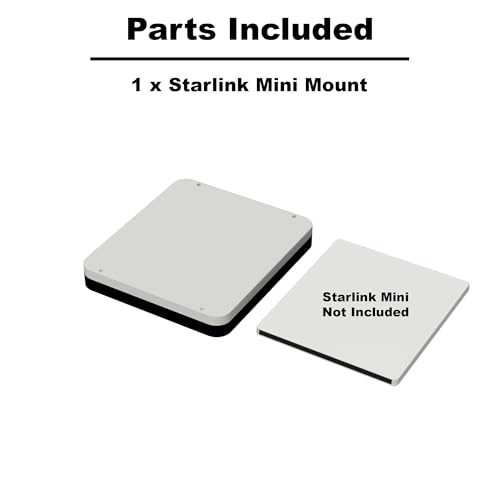 Image of Starlink Mount Ultra-Durable Kit for Campers, RVs, UTVs, Trucks, & Cars | USA Made | Interior and Exterior Vehicle Installation | Hardtop Complete Coverage (No Charger, Mount Only)