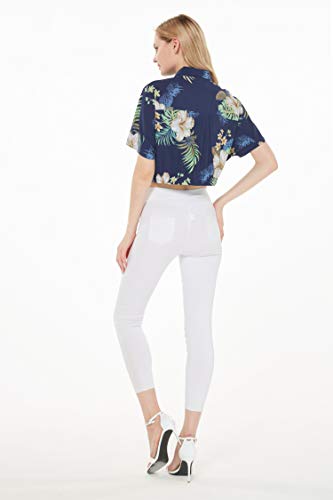 Image of Matchable Family Hawaiian Luau Men Women Girl Boy Clothes in Pineapple Garden Navy